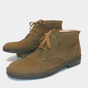 Women's Finn Comfort nubuck leather ankle desert boot UK 7.5 US 10
